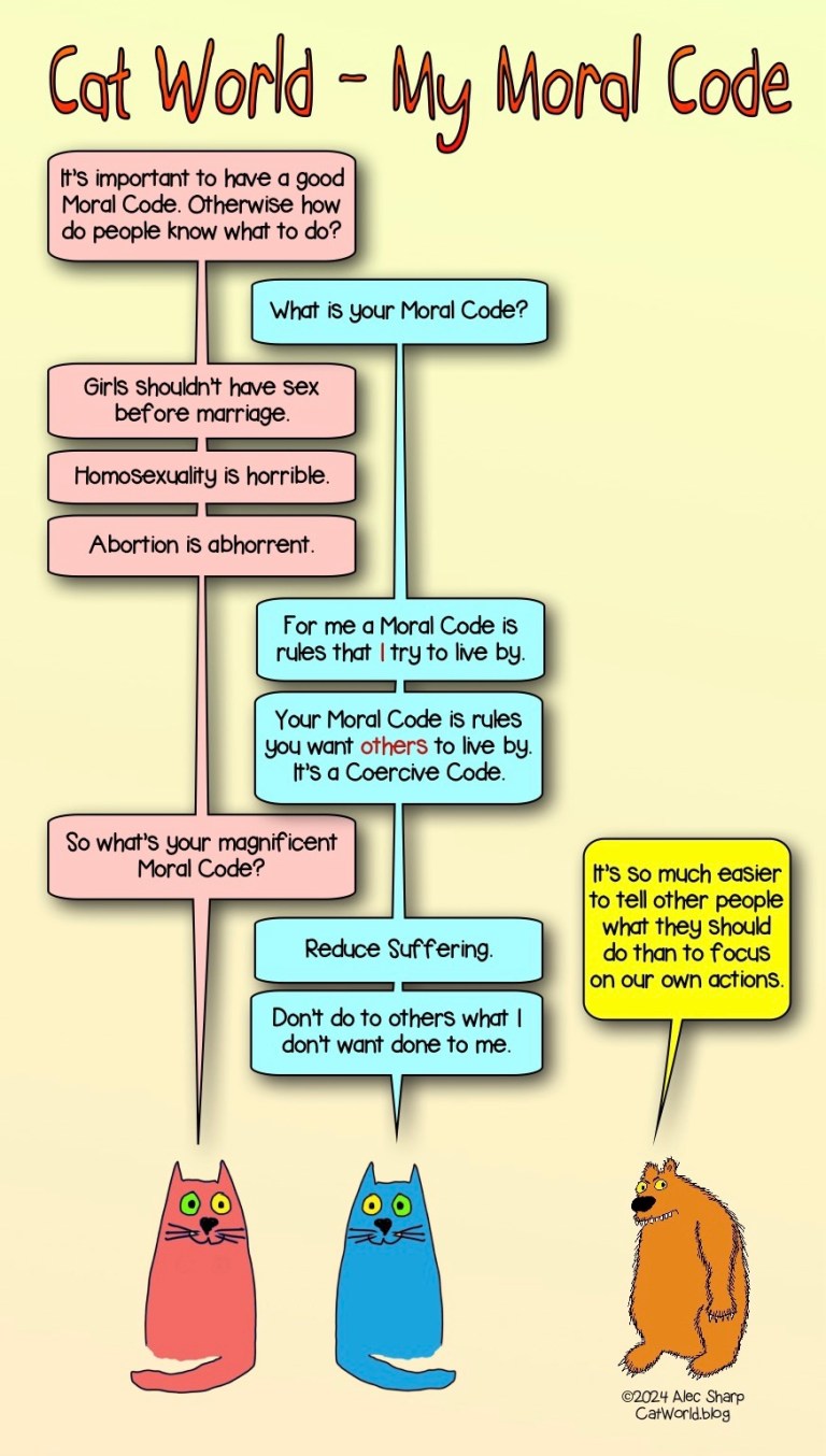 Cat Code Comment My Moral Code | Cat World